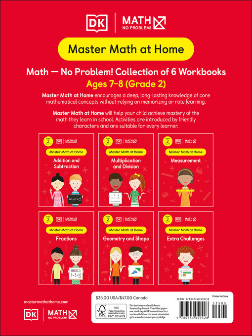 Title details for Math--No Problem! Collection of 6 Workbooks, Grade 2 Ages 7-8 by Math - No Problem! - Available